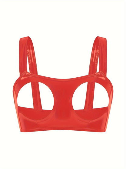 Glossy Latex Bra Corset