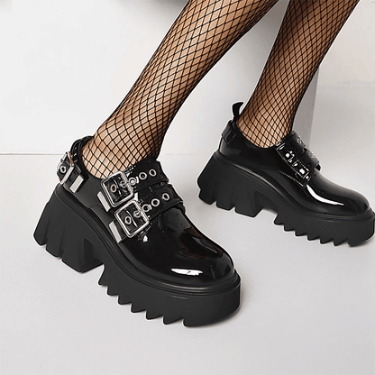 Eternal Grace Lace-Up Round Toe Boots