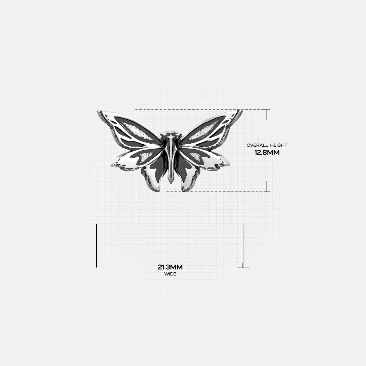 ETERNAL MOTH EAR STUDS