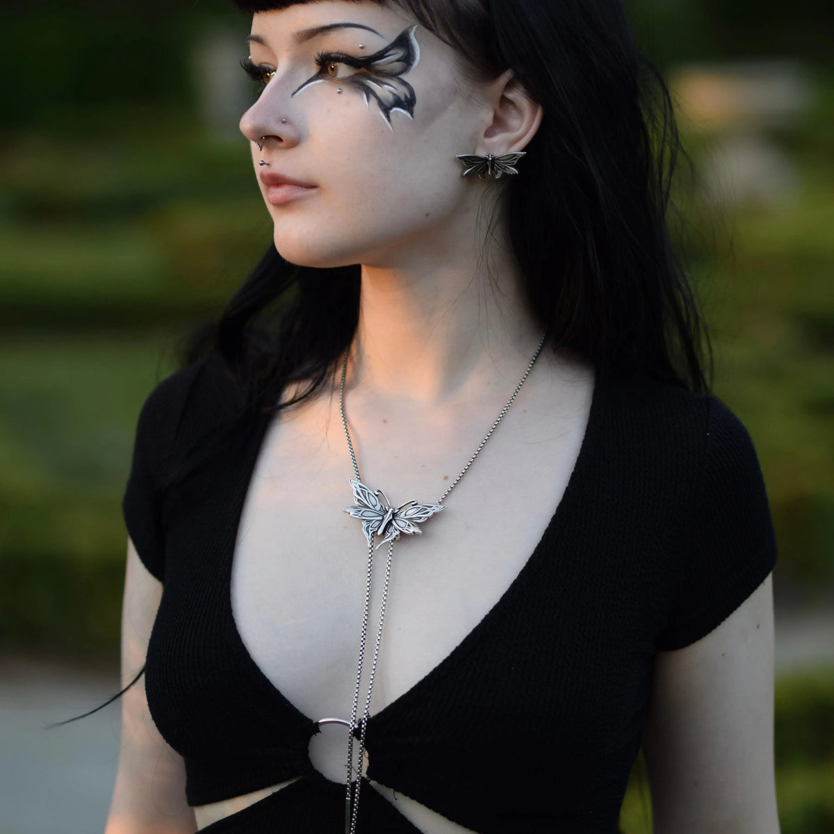 ETERNAL MOTH EAR STUDS
