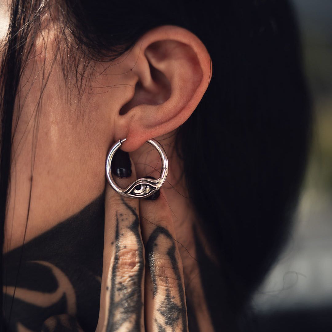 EYELOCK EARRINGS (925 SILVER)