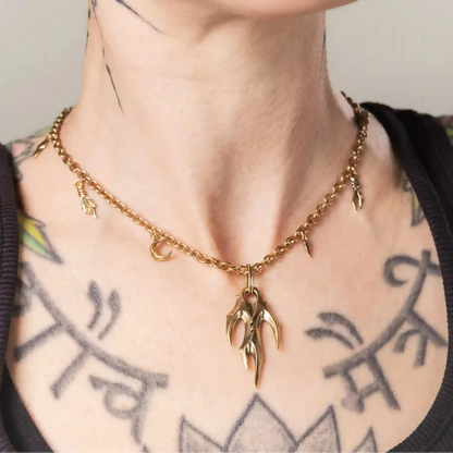 FERAL HUSK NECKLACE (SILVER)