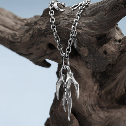 FERAL HUSK NECKLACE (SILVER)