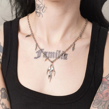 FERAL HUSK NECKLACE (SILVER)