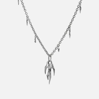 FERAL HUSK NECKLACE (SILVER)