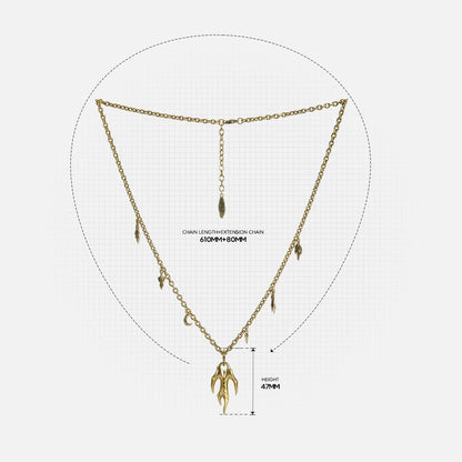 FERAL HUSK NECKLACE (GOLD)