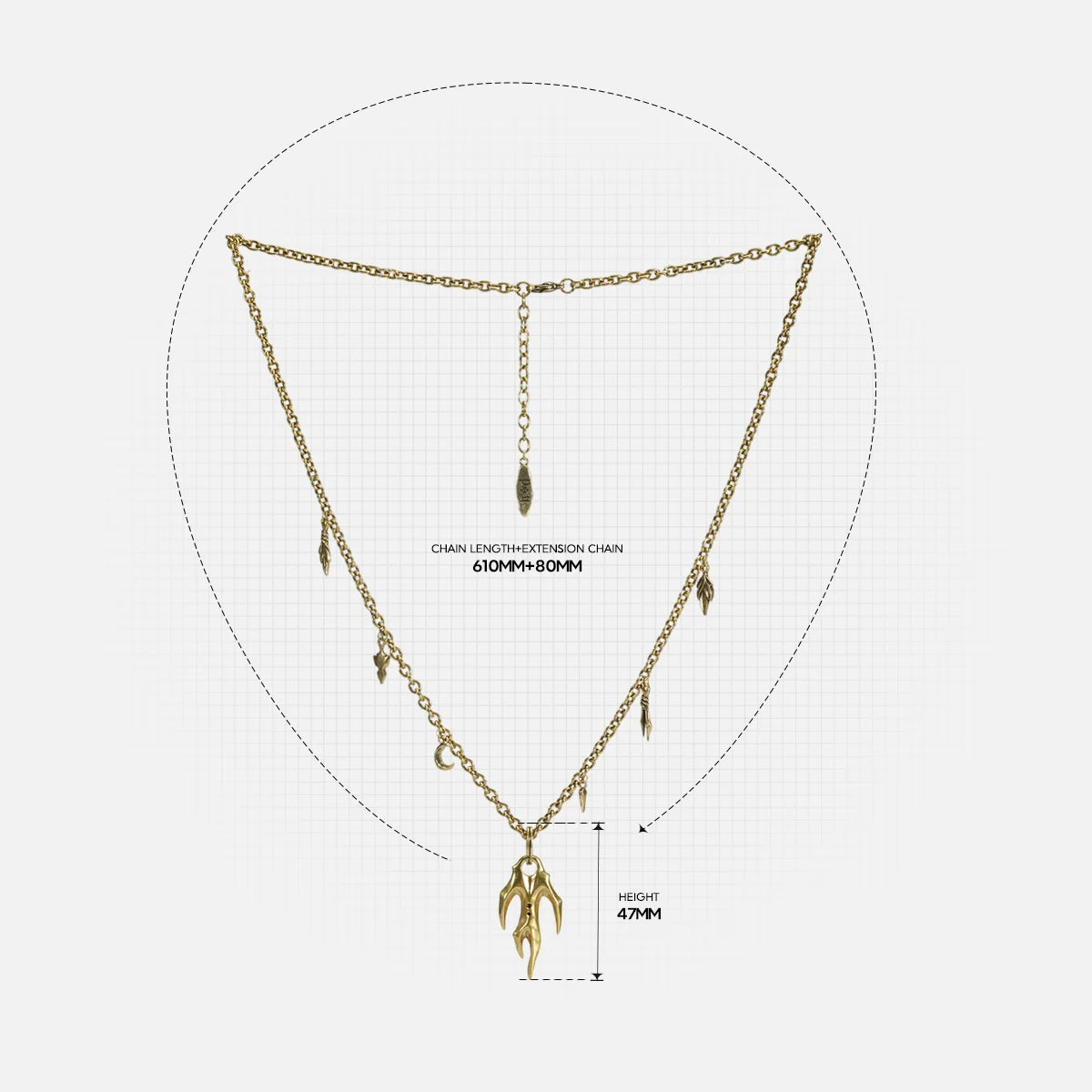 FERAL HUSK NECKLACE (SILVER)
