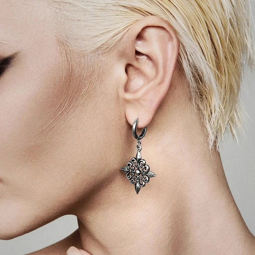 FLEUR-DE-LIS ELEGANCE EARRINGS