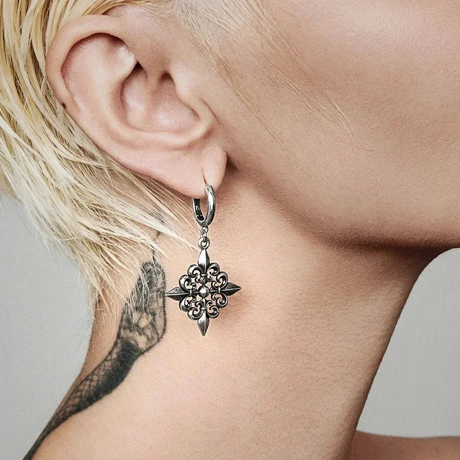 FLEUR-DE-LIS ELEGANCE EARRINGS