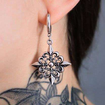 FLEUR-DE-LIS ELEGANCE EARRINGS