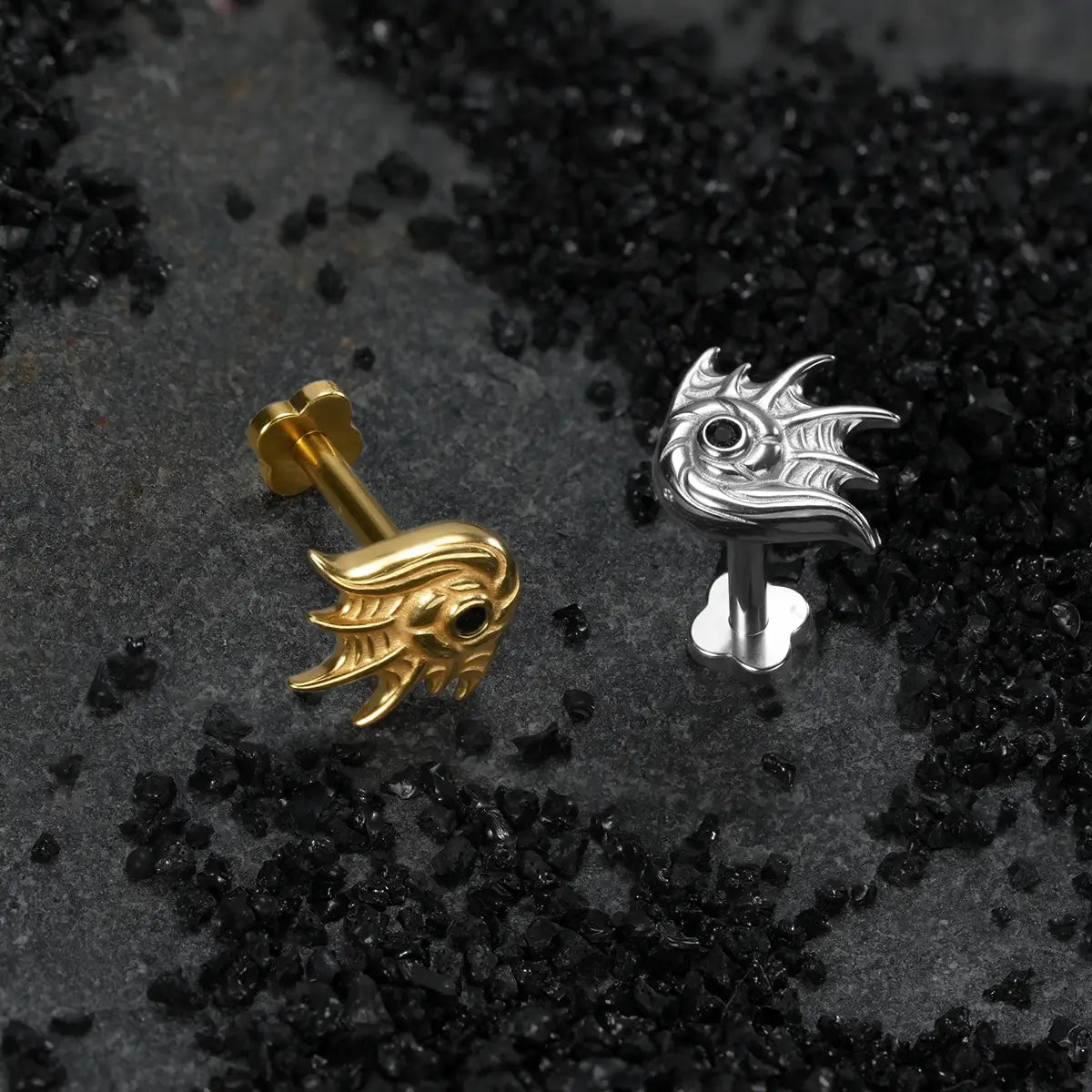 ABYSS CONCH FLATBACK STUD