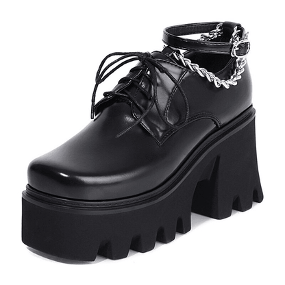 Goth Girl Boots - front studio view (1 of 2)