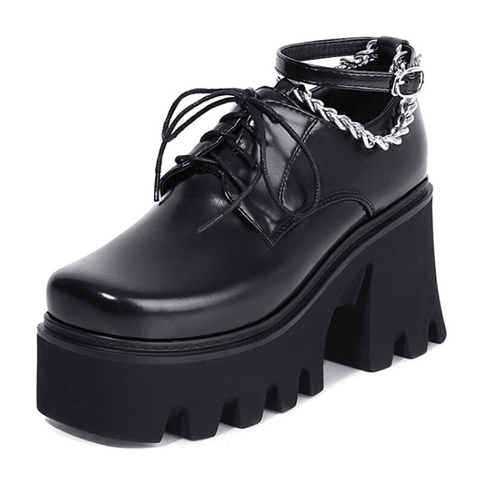 Goth Girl Boots - front studio view (1 of 2)