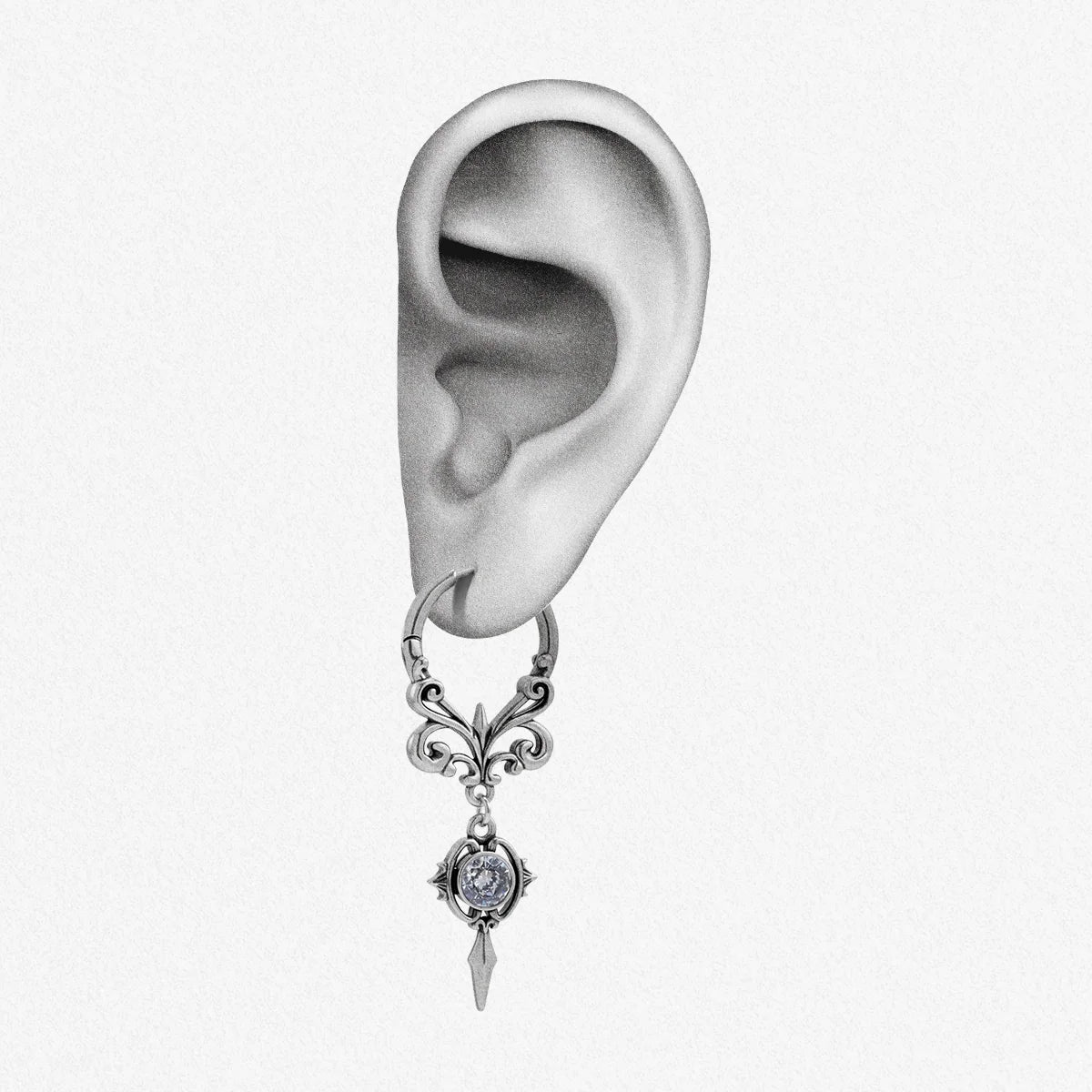 GOTHIC CREST EARRINGS