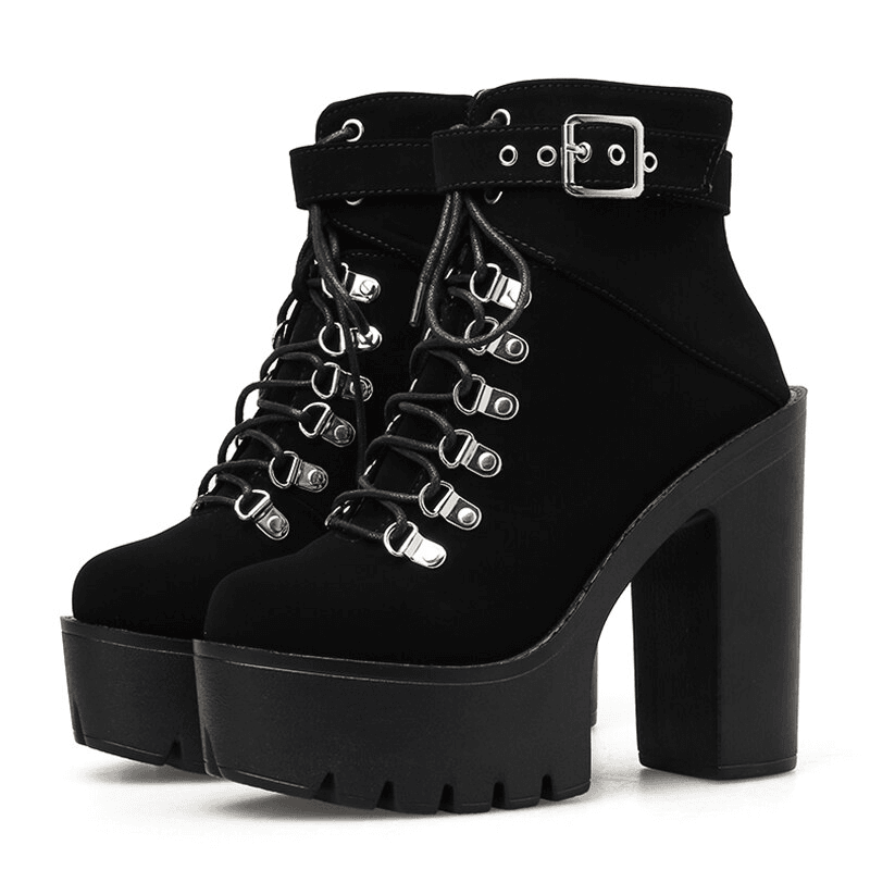 Gothic Elegance High Heels - front studio view (1 of 3)