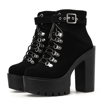 Gothic Elegance High Heels - front studio view (1 of 3)