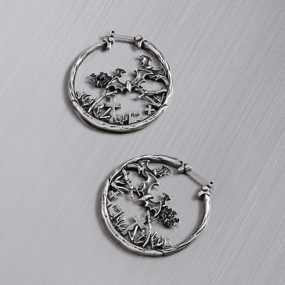 GRAVEYARD BAT EARRINGS