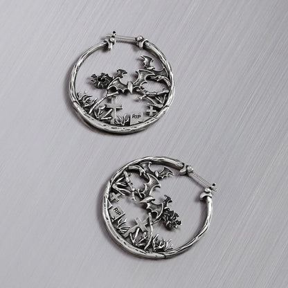 GRAVEYARD BAT EARRINGS