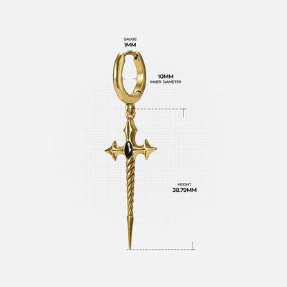 LONGINUS GODPIERCER EARRINGS (925 SILVER)