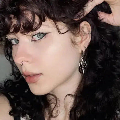 LONGINUS HALO PIERCER EARRINGS (925 SILVER)