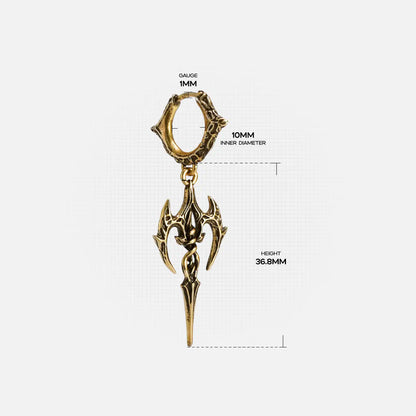 LONGINUS HALO PIERCER EARRINGS (925 SILVER)