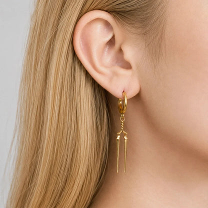 LONGINUS TWIN SPEAR EARRINGS