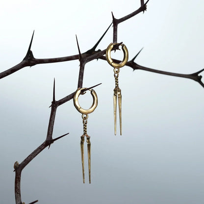 LONGINUS TWIN SPEAR EARRINGS