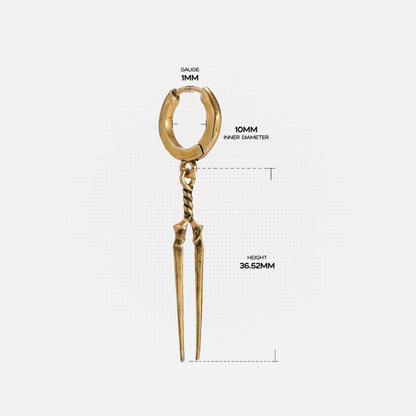LONGINUS TWIN SPEAR EARRINGS