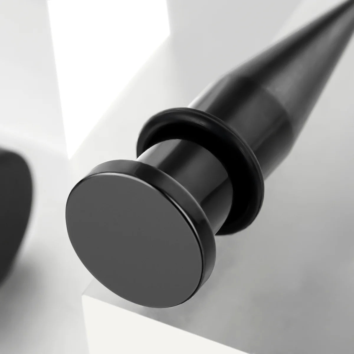 MIDNIGHT BLACK STAINLESS STEEL EAR STRETCHING KIT
