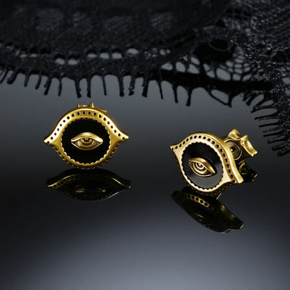 MIRROR WITNESS STUD EARRINGS