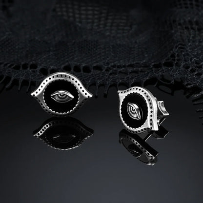 MIRROR WITNESS STUD EARRINGS