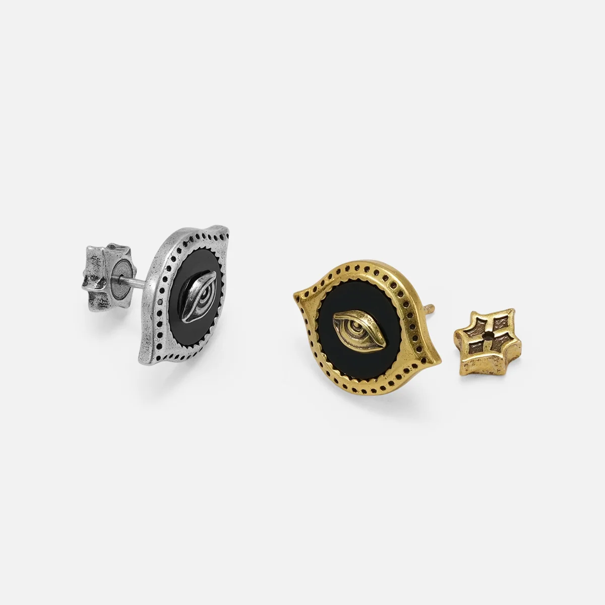 MIRROR WITNESS STUD EARRINGS