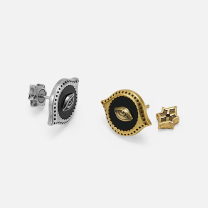 MIRROR WITNESS STUD EARRINGS