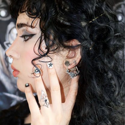 ORNATE AFFECTION EARRINGS (925 SILVER)