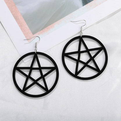 Pentagram Earrings