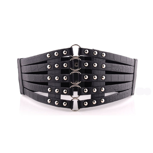 Rivets Belt - front studio view (1 of 2)
