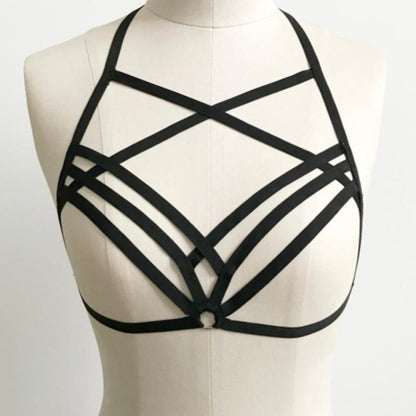 Cross Cage Bra Harness