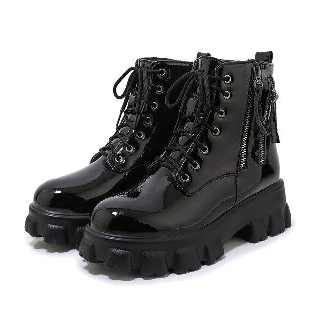 The Zip Tire Boots - front studio view (1 of 9)