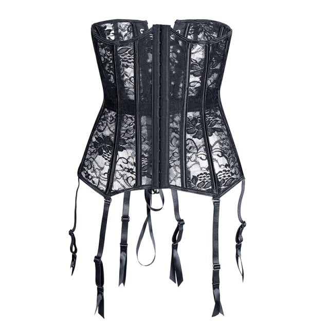 Isolde Eclipse Corset - Creepy Goth