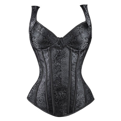 Ravenna Obsidian Curve Corset - Creepy Goth