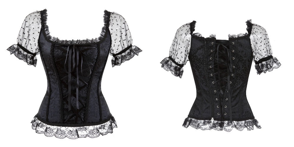 Corvina Ravenbind lace corset