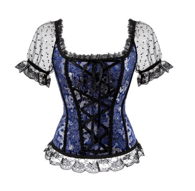 Corvina Ravenbind Corset - Creepy Goth