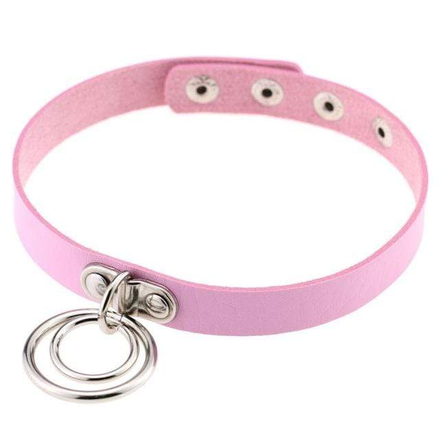 Double Ring Goth Choker - Creepy Goth