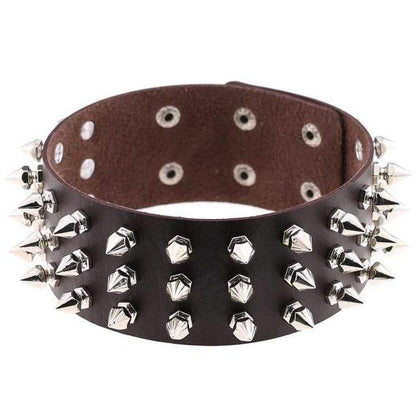 Studded Choker Necklace - Creepy Goth