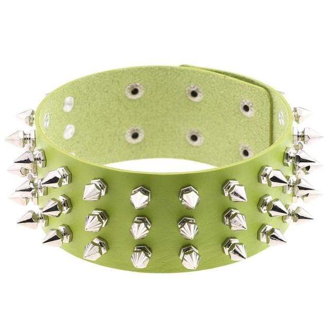 Studded Choker Necklace - Creepy Goth