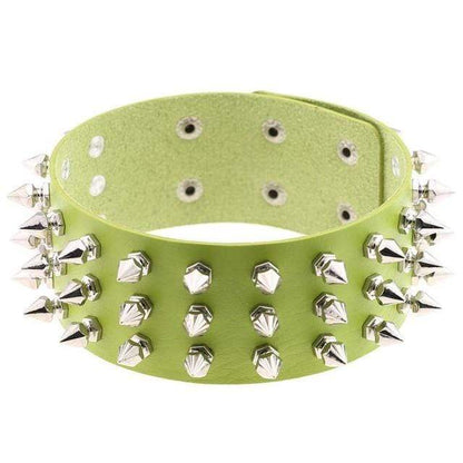 Studded Choker Necklace - Creepy Goth