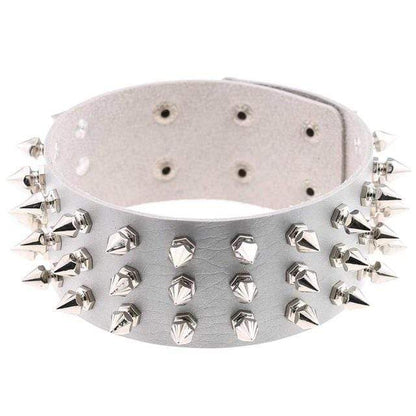 Studded Choker Necklace - Creepy Goth