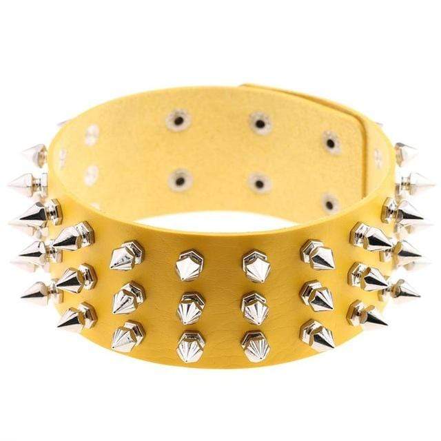 Studded Choker Necklace - Creepy Goth