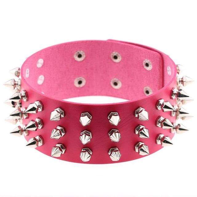 Studded Choker Necklace - Creepy Goth