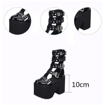 Gladiator Ghoul Sandals